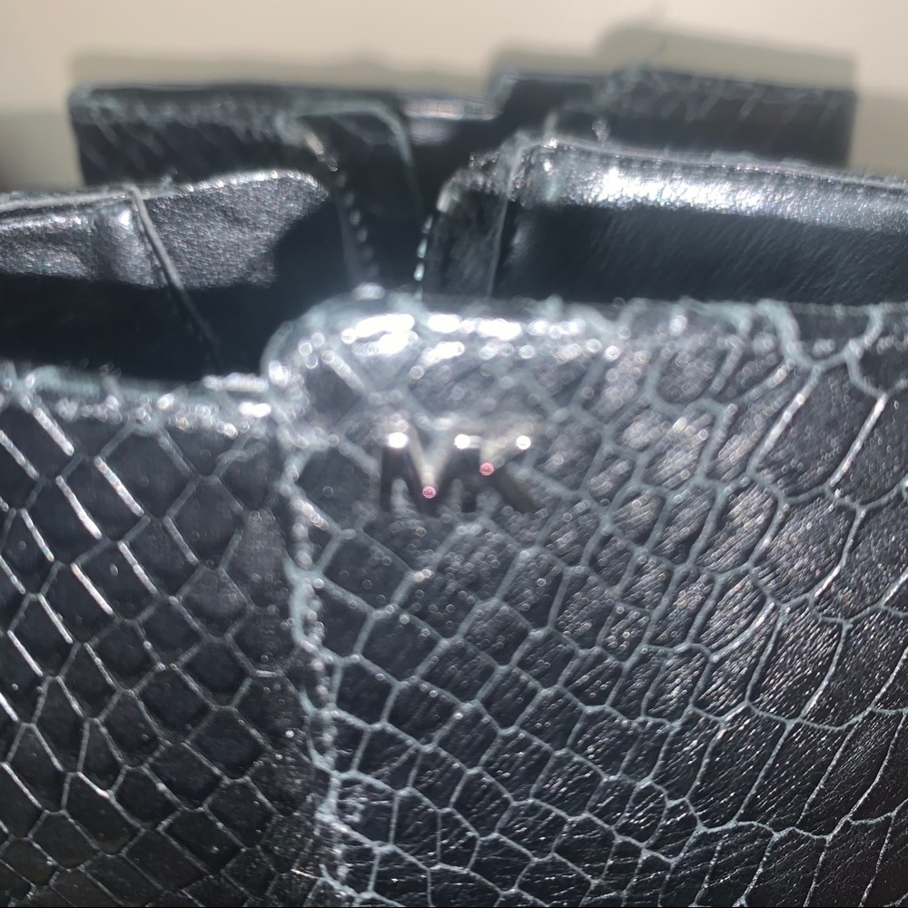 Michael Kors black python booties - Picture 8 of 11